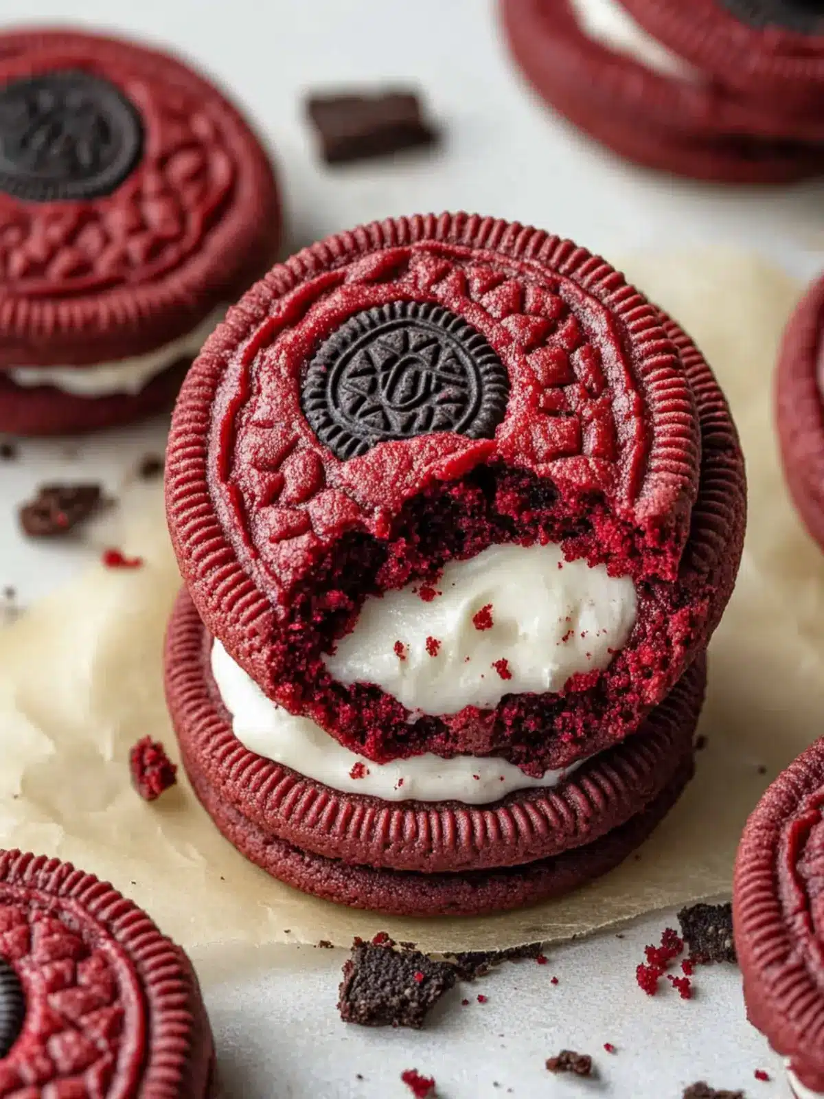 Decadent Red Velvet Oreo Cookies that Wow Every Sweet Tooth 3 Red Velvet Oreo Cookies