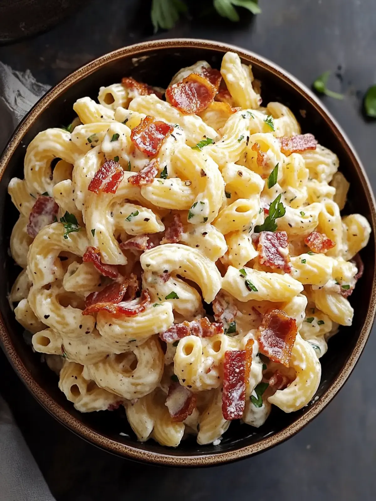 Creamy Bacon Cheddar Ranch Pasta Salad Your New Summer Favorite 5 Creamy Bacon Cheddar Ranch Pasta Salad