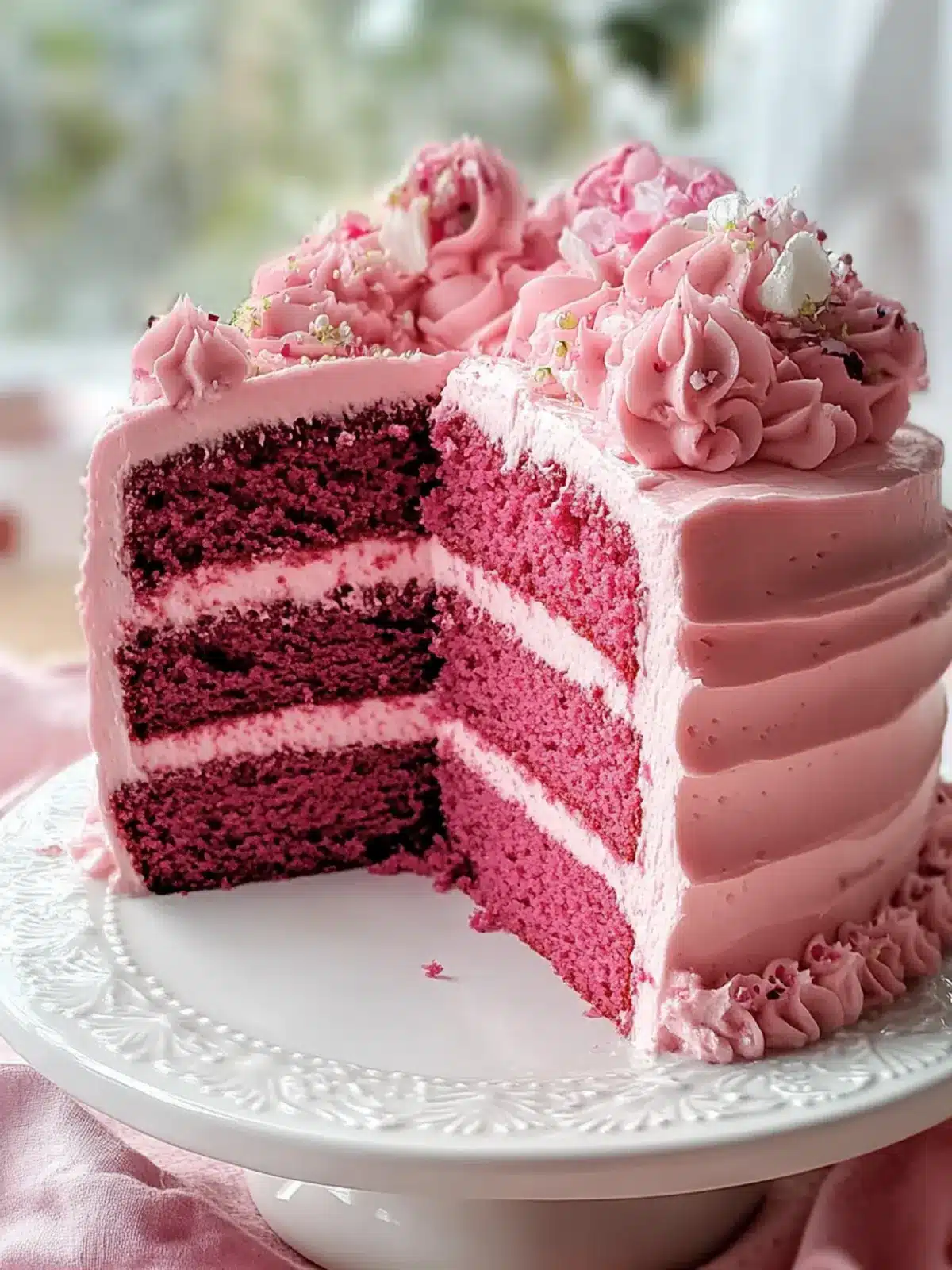 Delightful Mother’s Day Pink Velvet Cake That Stuns and Satisfies 2 Mother’s Day Pink Velvet Cake