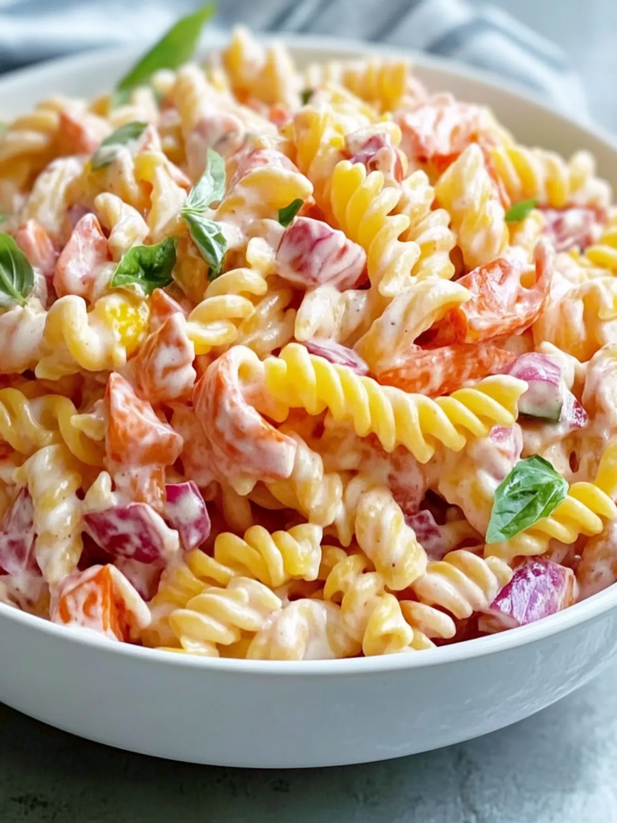 Creamy Pink Cadillac Pasta Salad for Vibrant Summer Gatherings 3 Pink Cadillac Pasta Salad