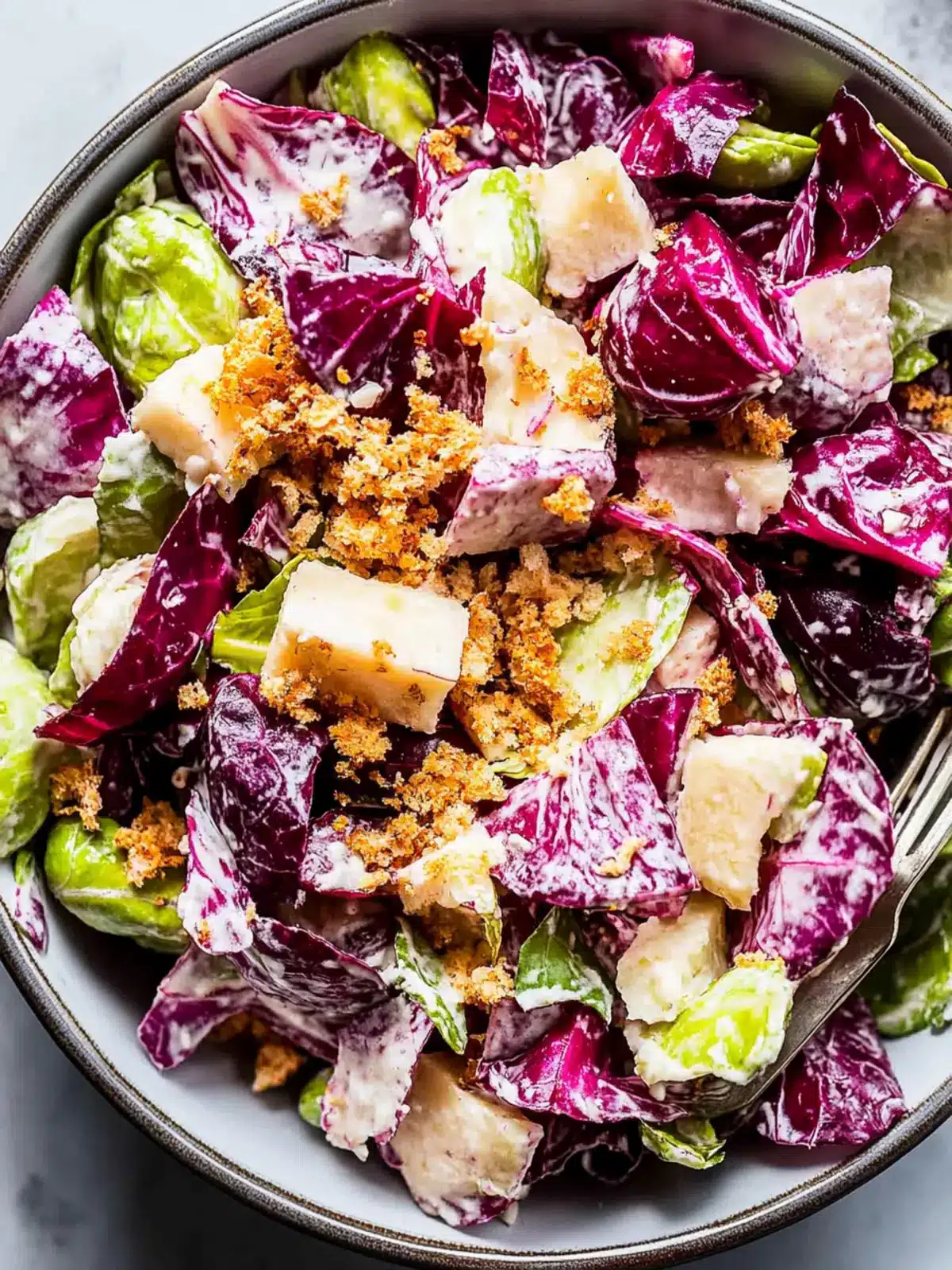 Delicious Italian Radicchio Salad with Creamy Lemon Twist 3 Italian Radicchio Salad
