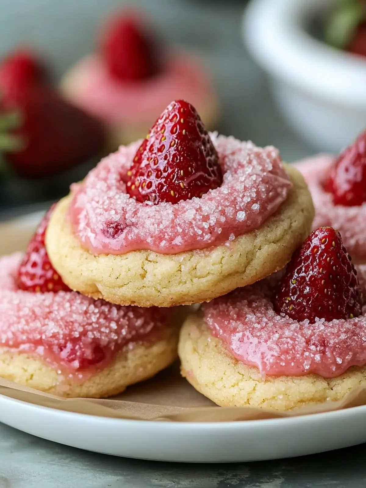 Delicious Strawberry Kiss Cookies for Your Sweetest Moments 5 Strawberry Kiss Cookies