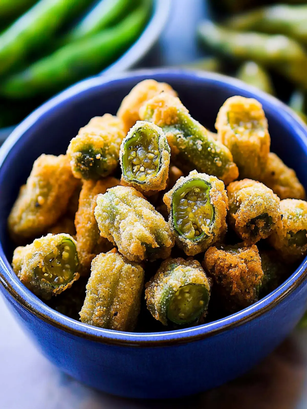 Crispy Vegan Fried Okra That Will Change Your Snack Game 2 Vegan Fried Okra