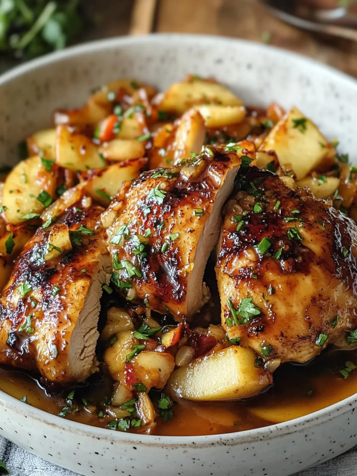 Sticky Apple Cider Chicken with Crunchy Autumn Slaw Delight 2 Sticky Apple Cider Chicken