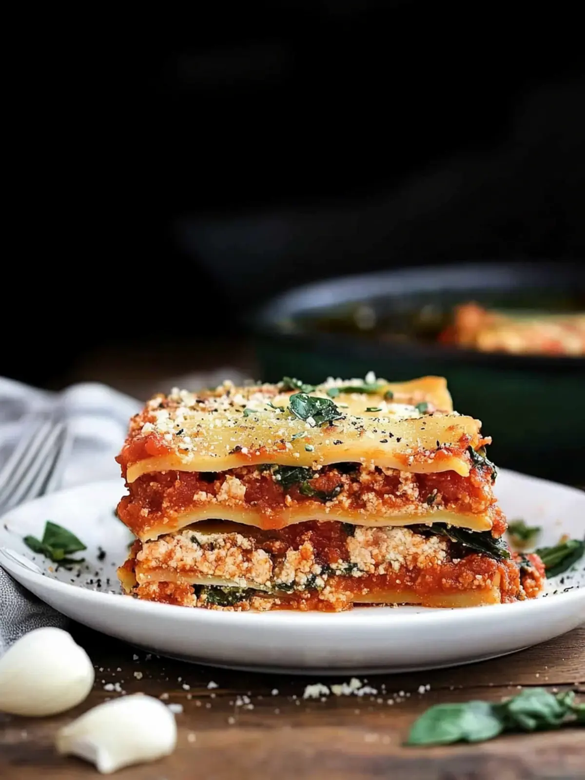 Delightful Vegan Lasagna Packed with Veggies and Flavor 3 Vegan Lasagna