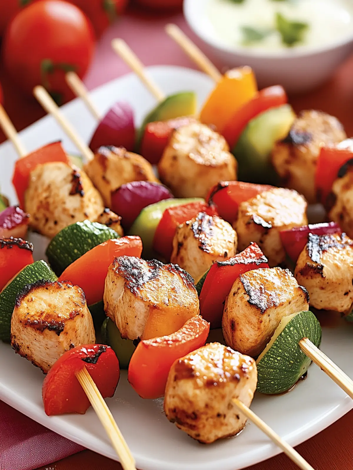 Savor These Valentine’s Day Chicken and Veggie Skewers 3 Valentine’s Day Chicken and Veggie Skewers