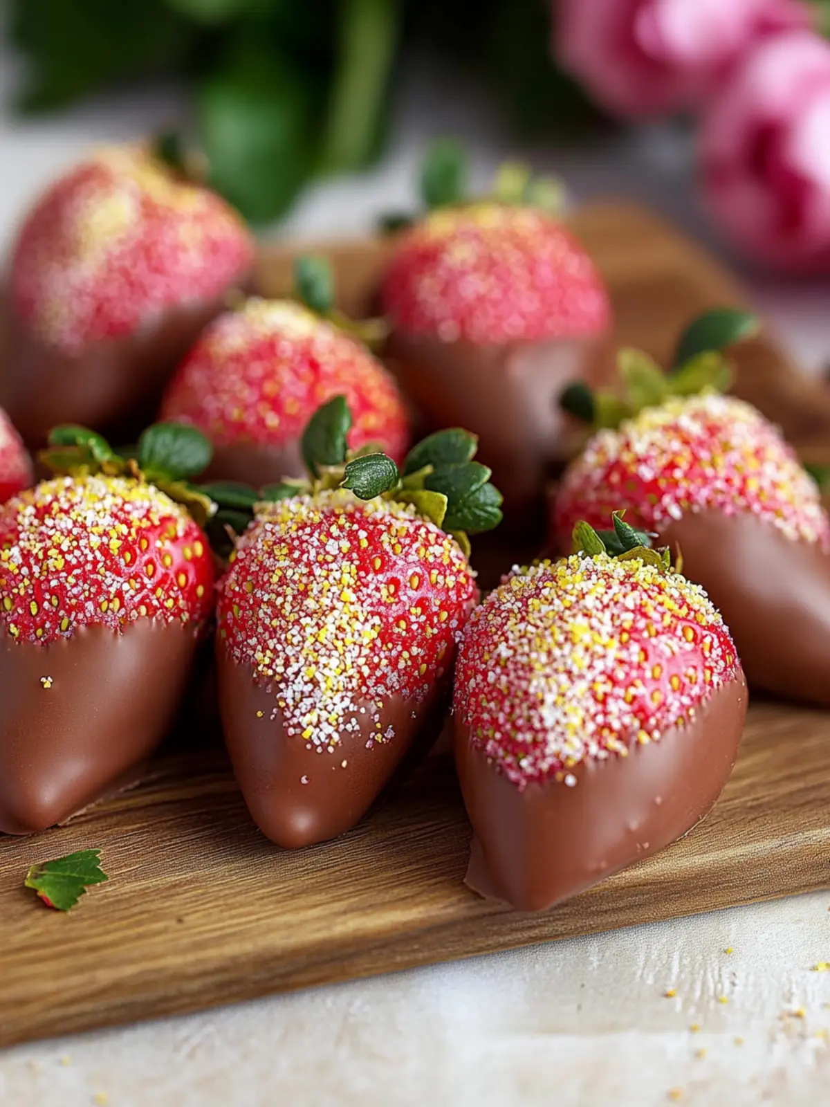 Irresistible Valentine's Chocolate Strawberries in 15 Minutes 4 Valentine’s Chocolate Strawberries