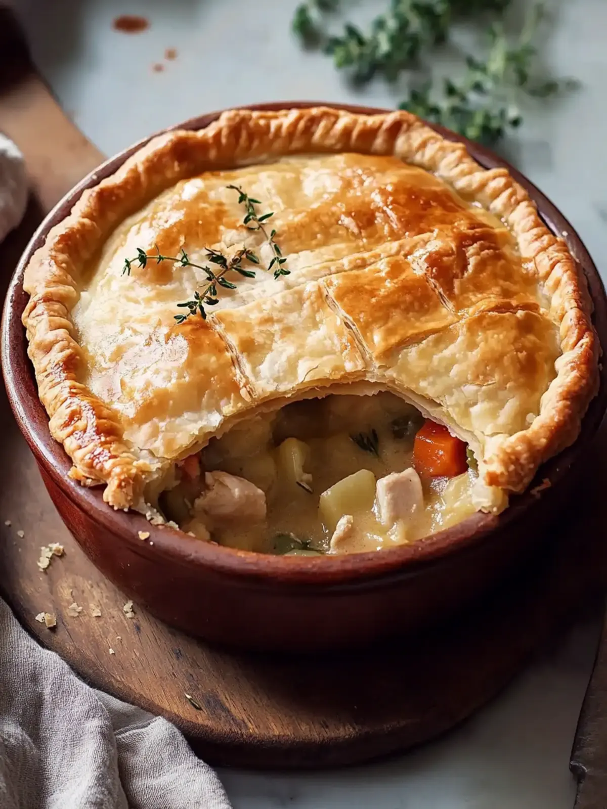 Savory Chicken Pot Pie: Quick Comfort Food for Any Night 4 Chicken Pot Pie