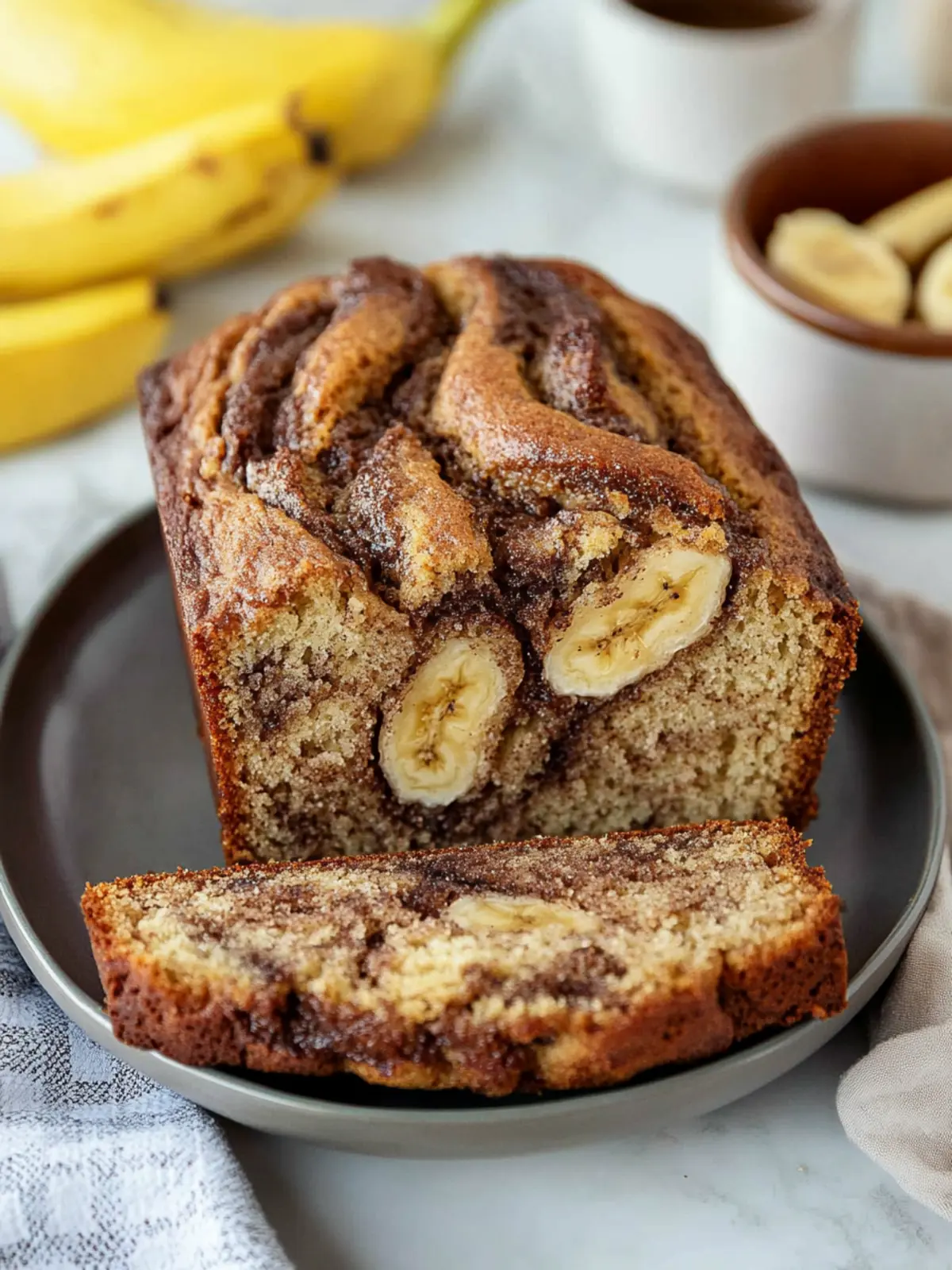 Cinnamon Swirled Banana Bread That's Irresistibly Moist 5 Cinnamon Swirled Banana Bread