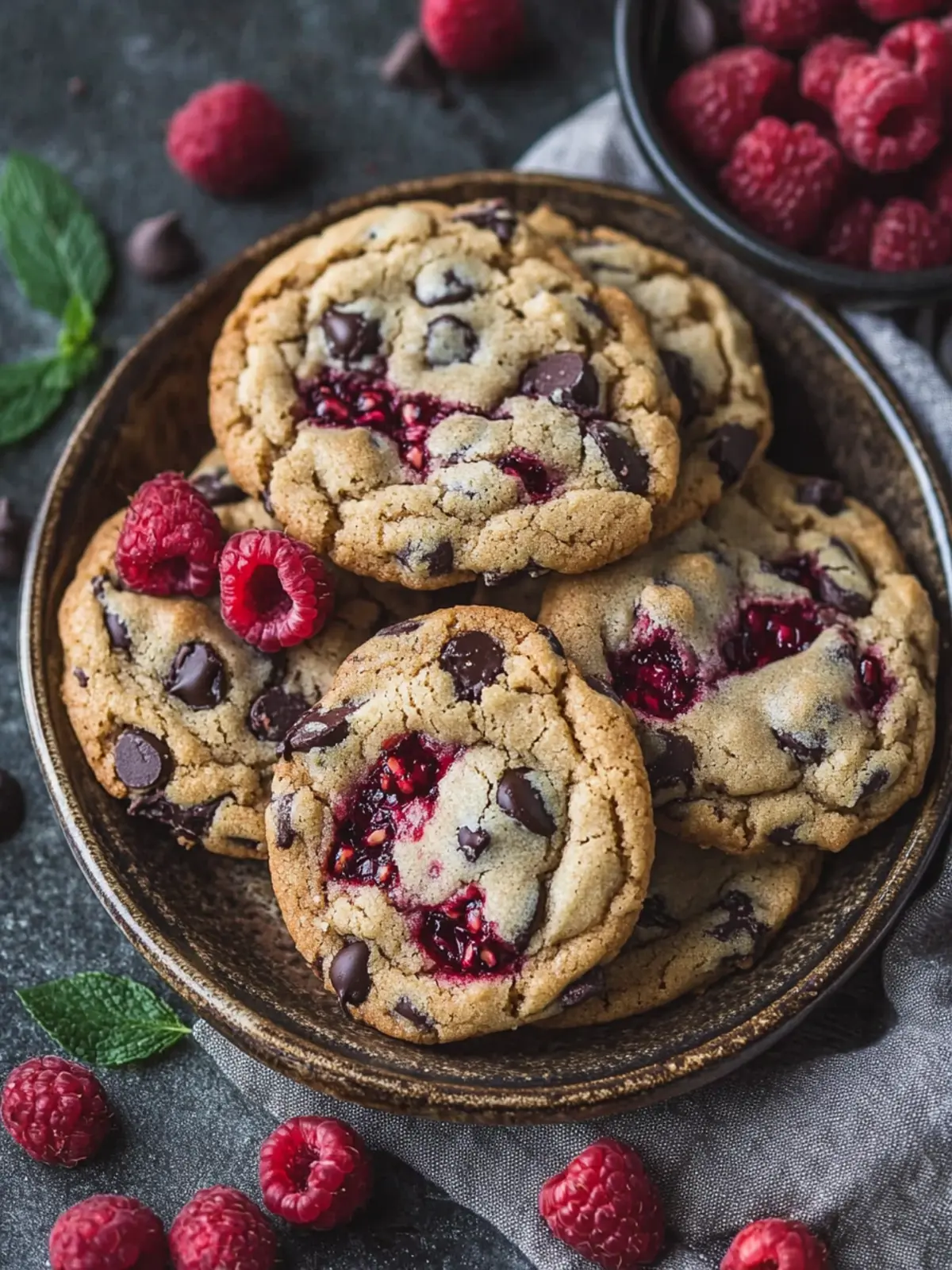 Chewy Raspberry Chocolate Chip Cookies in Just 30 Minutes 2 Raspberry Chocolate Chip Cookies
