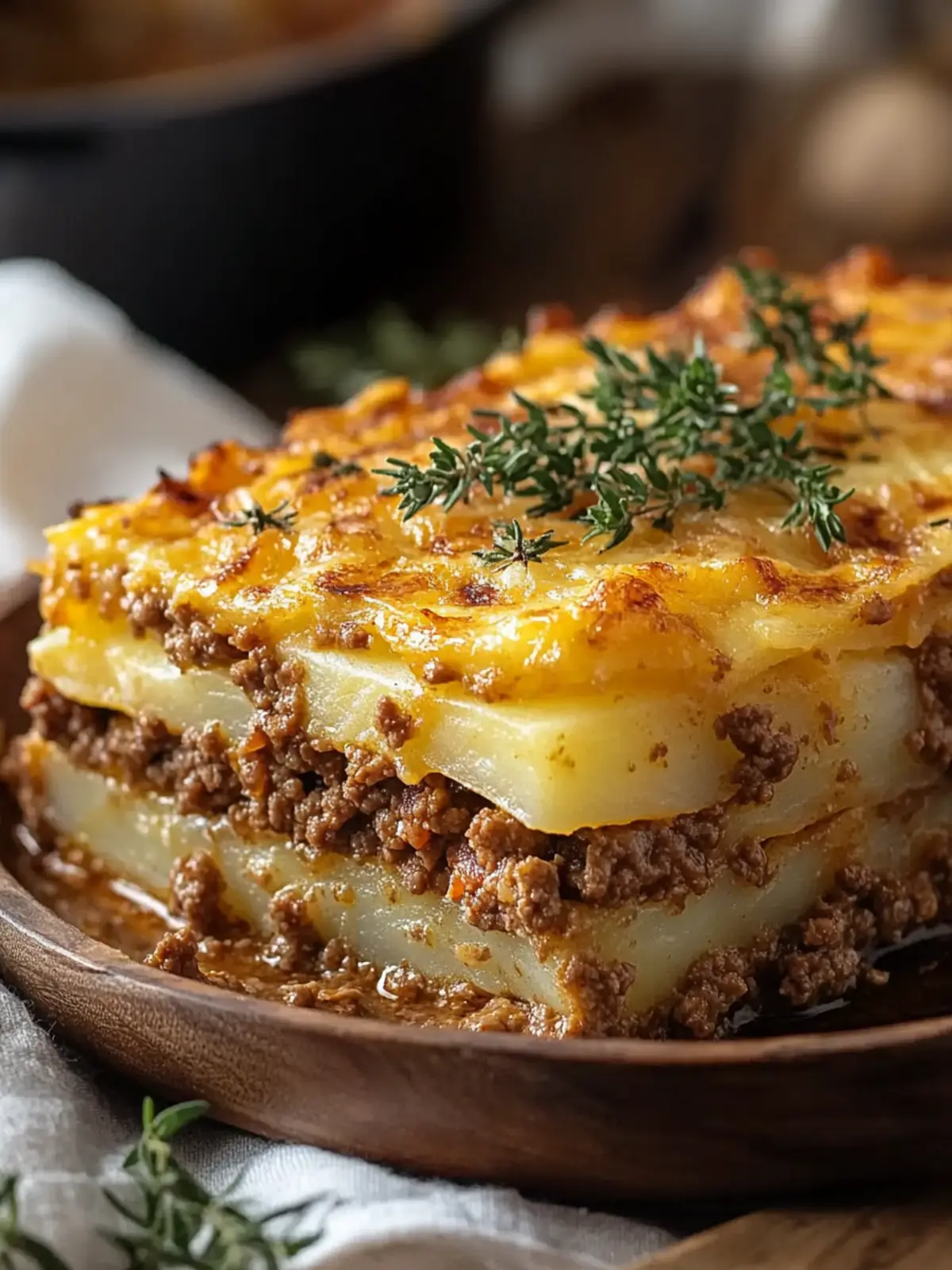 Delicious Ground Beef and Potato Layered Casserole Bliss 4 Ground Beef and Potato Layered Casserole
