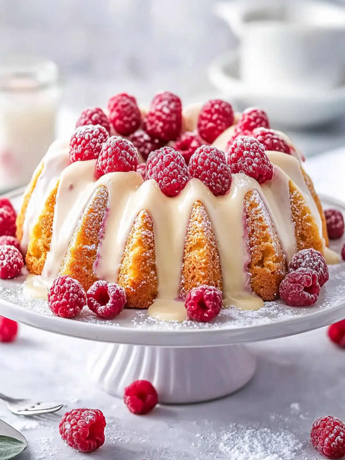 White Chocolate Raspberry Bundt Cake You'll Adore Every Bite 3 White Chocolate Raspberry Bundt Cake