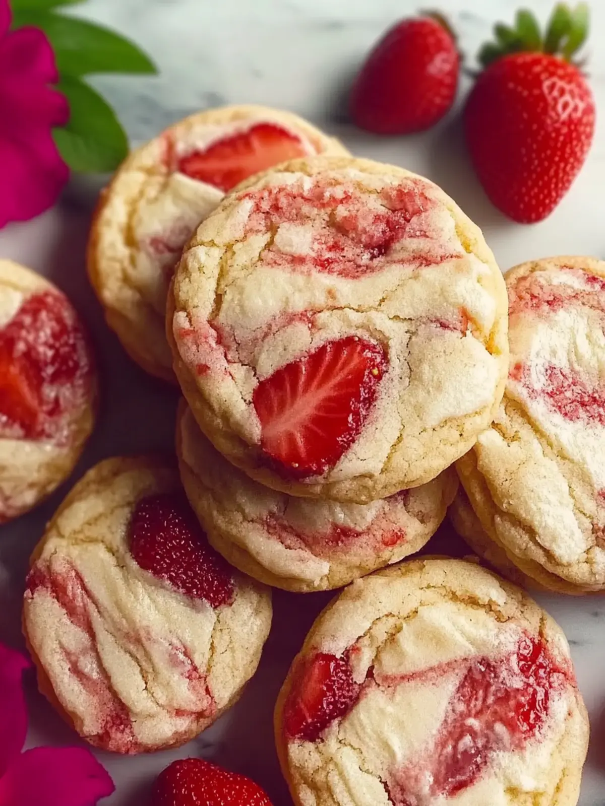 Heavenly Strawberry Cheesecake Cookies for Sweet Moments 2 Strawberry Cheesecake Cookies