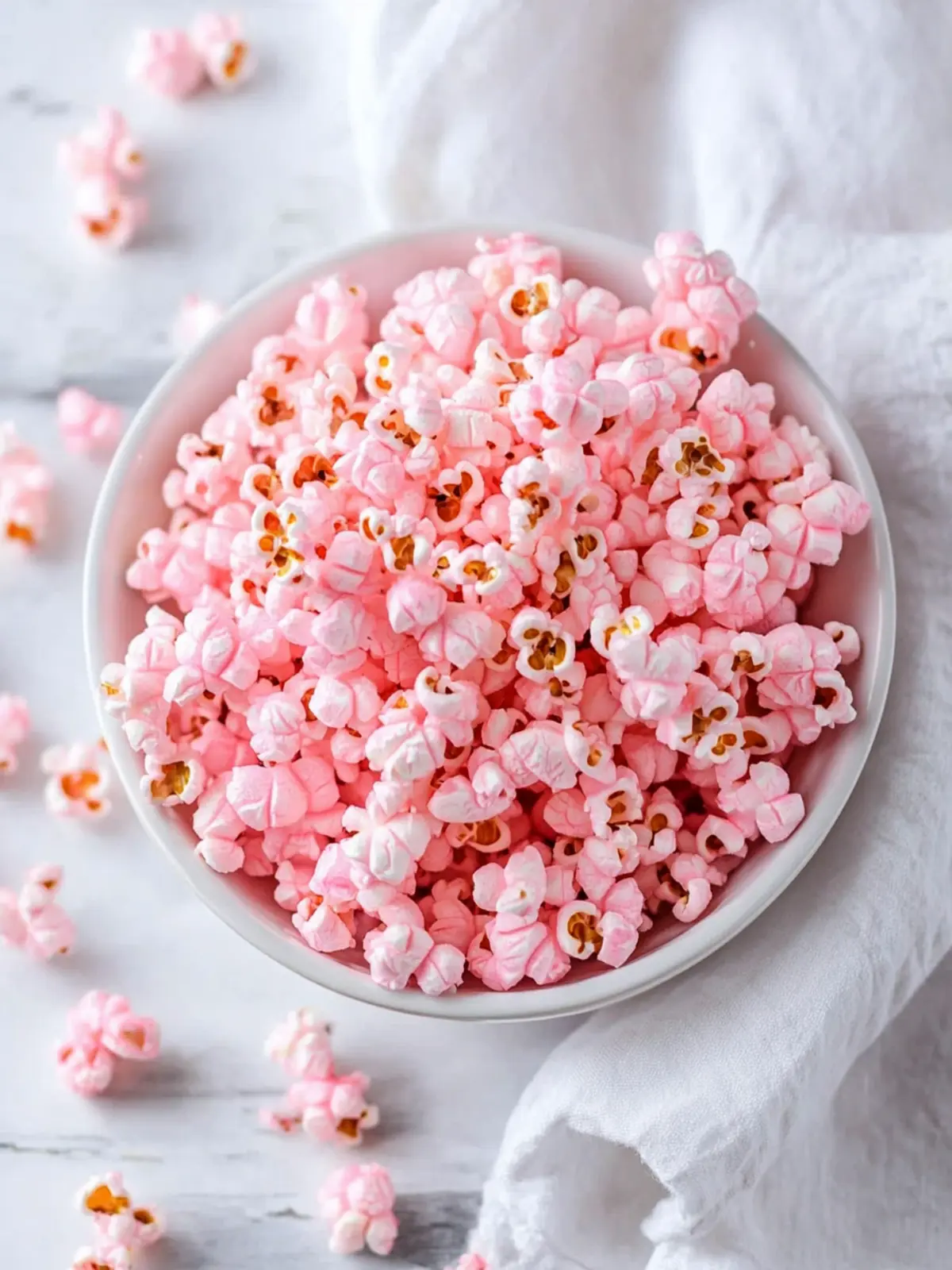 Sweet and Colorful Pink Popcorn Treats to Satisfy Your Cravings 3 Pink Popcorn
