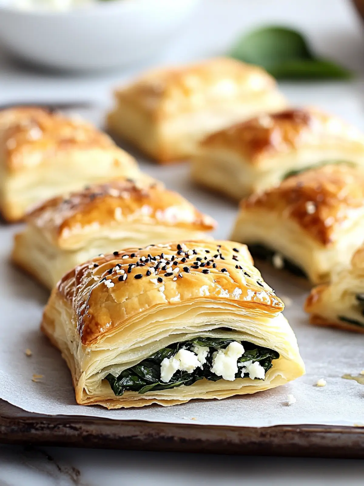 Delicious Spinach and Feta Puff Pastry Bites You’ll Love 4 Spinach and Feta Puff Pastry Bites