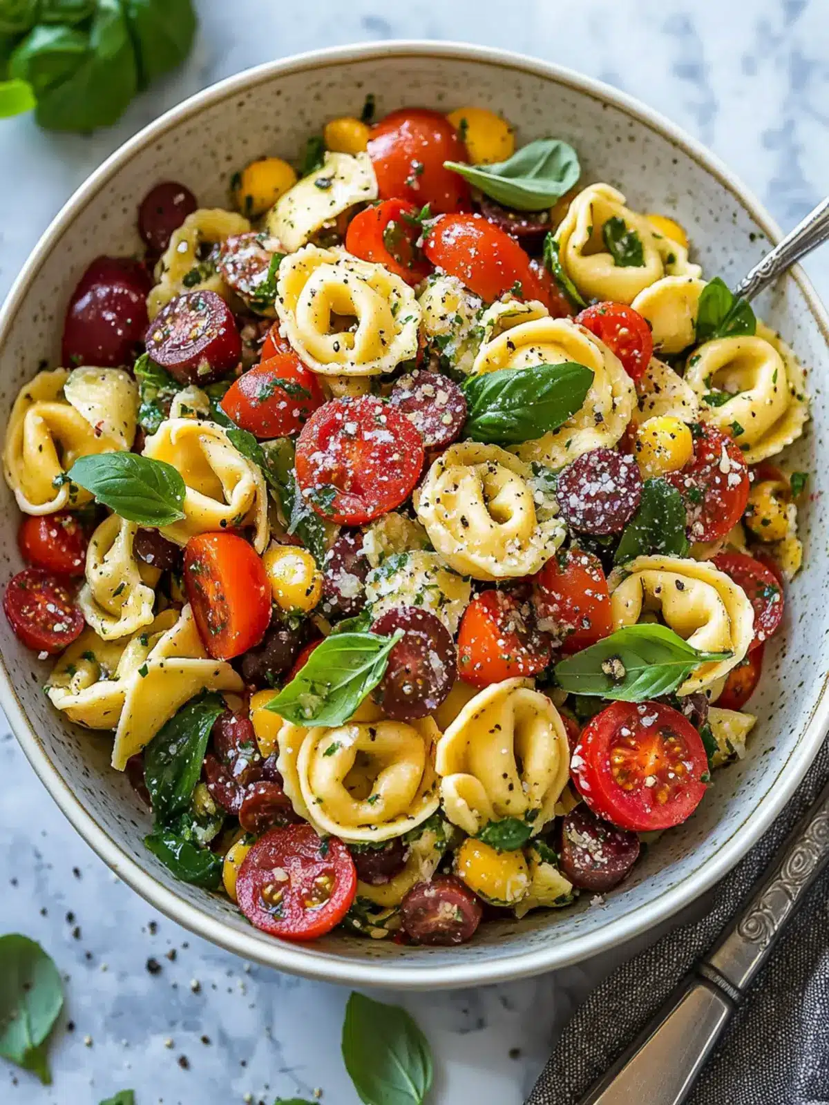 Delicious Tortellini Pasta Salad Perfect for Summer Parties 3 Tortellini Pasta Salad