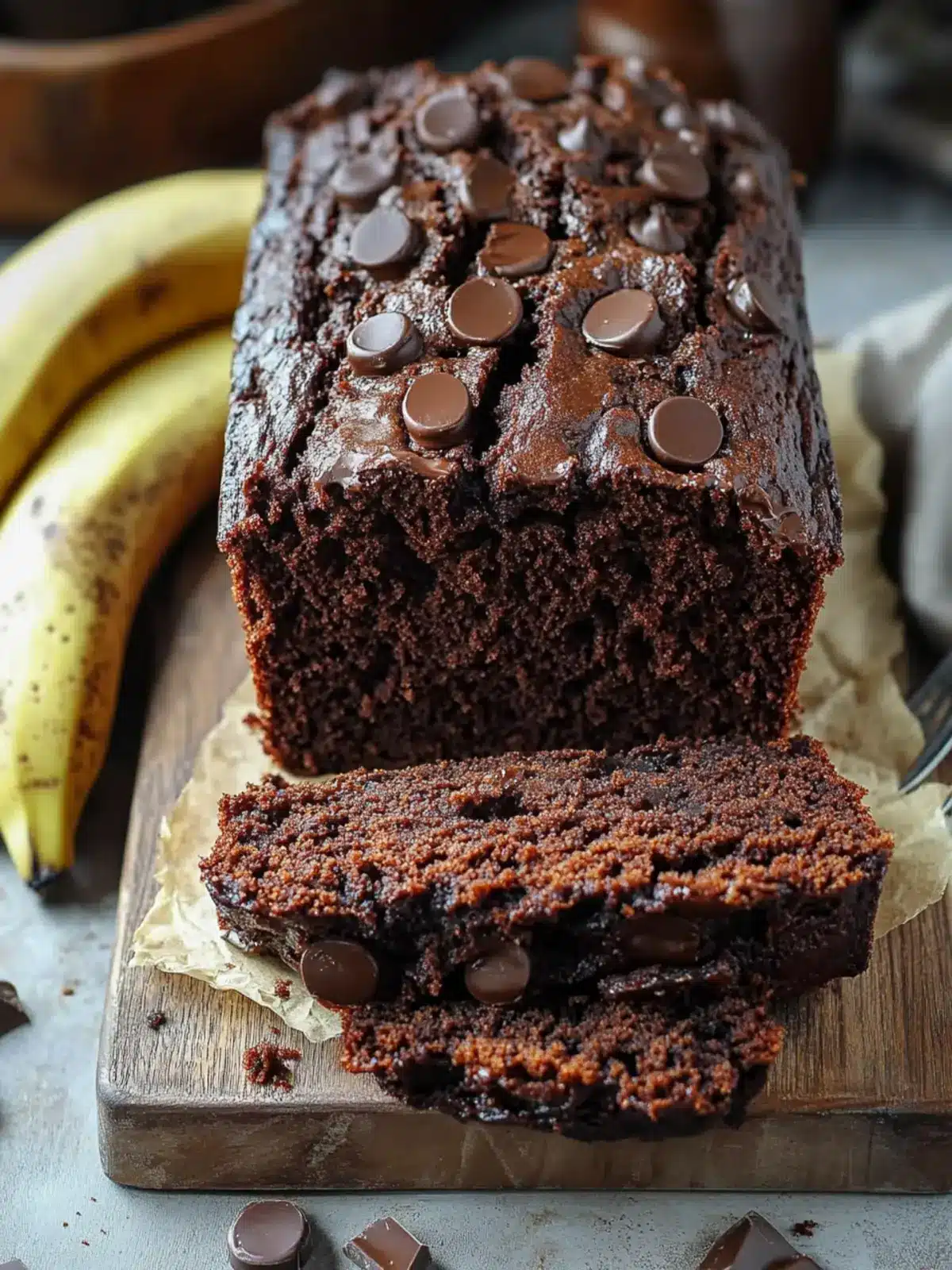 Irresistible Chocolate Banana Bread for Ultimate Comfort Baking 3 Chocolate Banana Bread