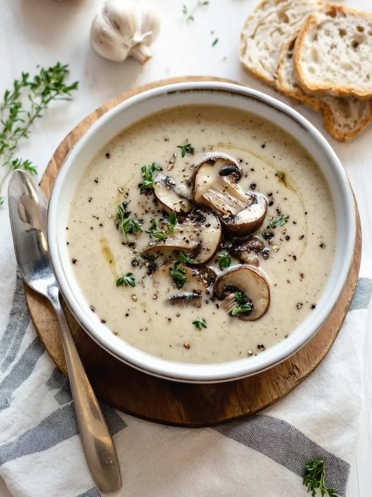 Cream of Mushroom Soup That's Rich, Creamy, and Irresistible 4 Cream of Mushroom Soup