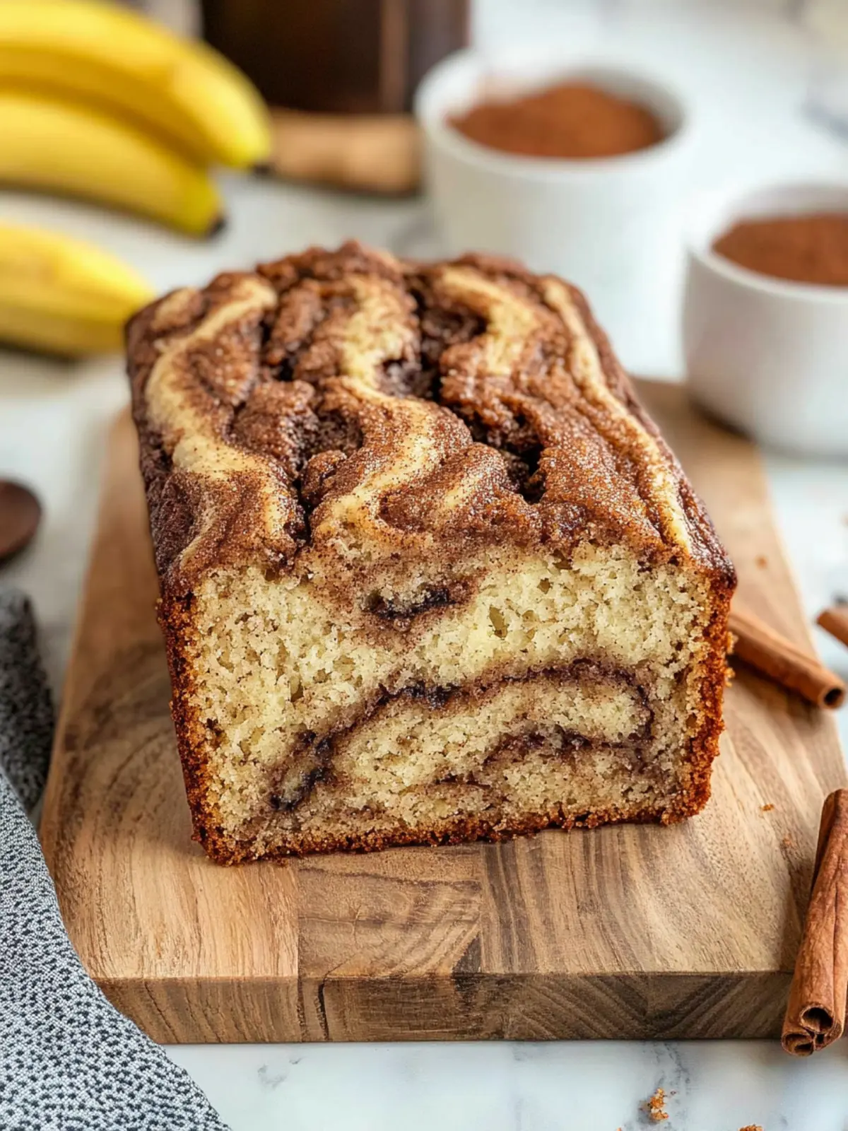 Cinnamon Swirled Banana Bread for Cozy Mornings at Home 5 Cinnamon Swirled Banana Bread