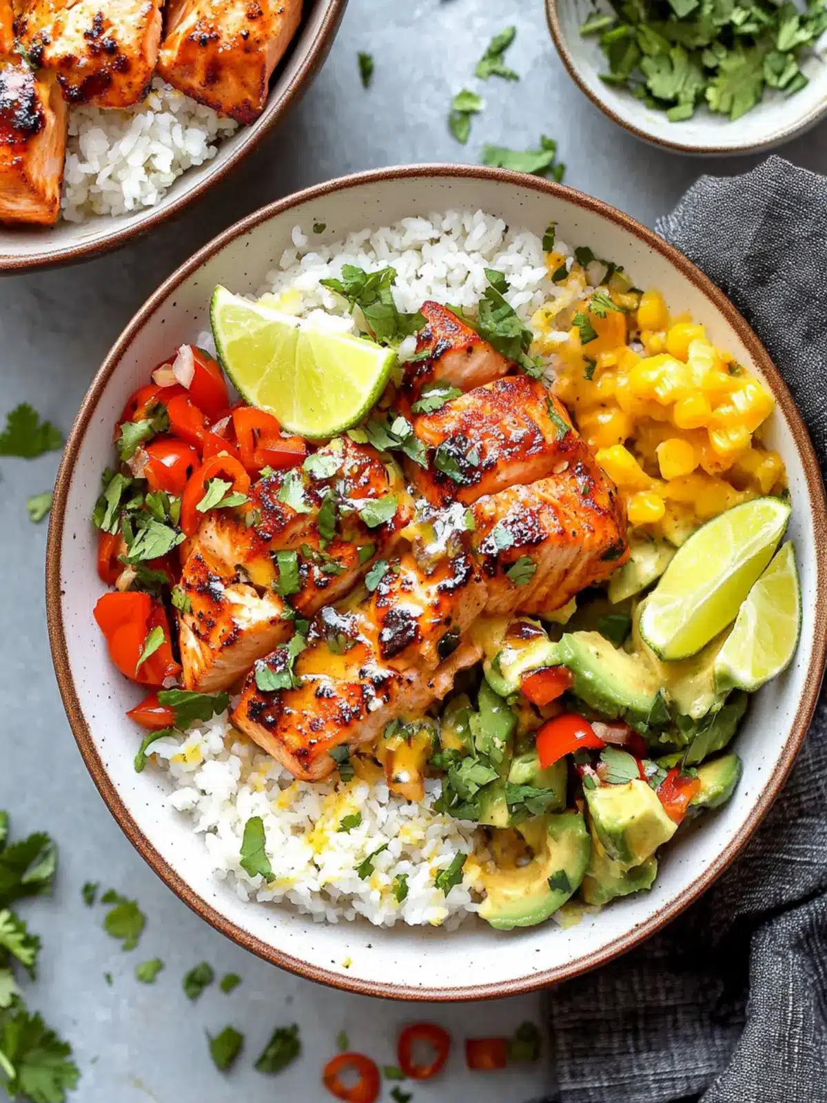 Chili Lime Salmon Bowls Bursting with Flavor and Freshness 5 Chili Lime Salmon Bowls