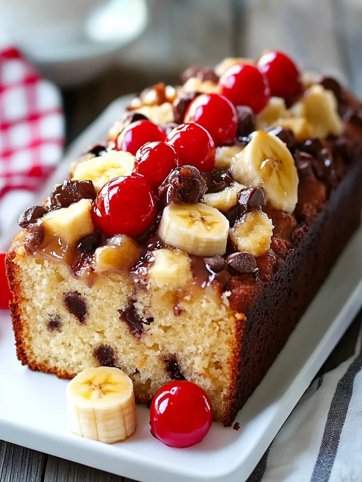 Irresistible Banana Split Bread: A Sweet Twist to Adore 2 Banana Split Bread