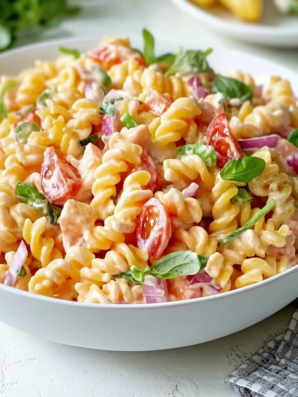 Creamy Pink Cadillac Pasta Salad for Vibrant Summer Gatherings 4 Pink Cadillac Pasta Salad