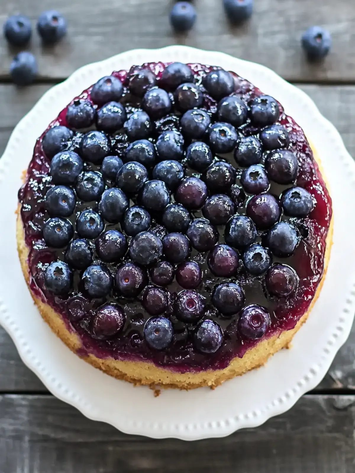Irresistible Blueberry Upside Down Cake That's Easy to Make 4 Blueberry Upside Down Cake