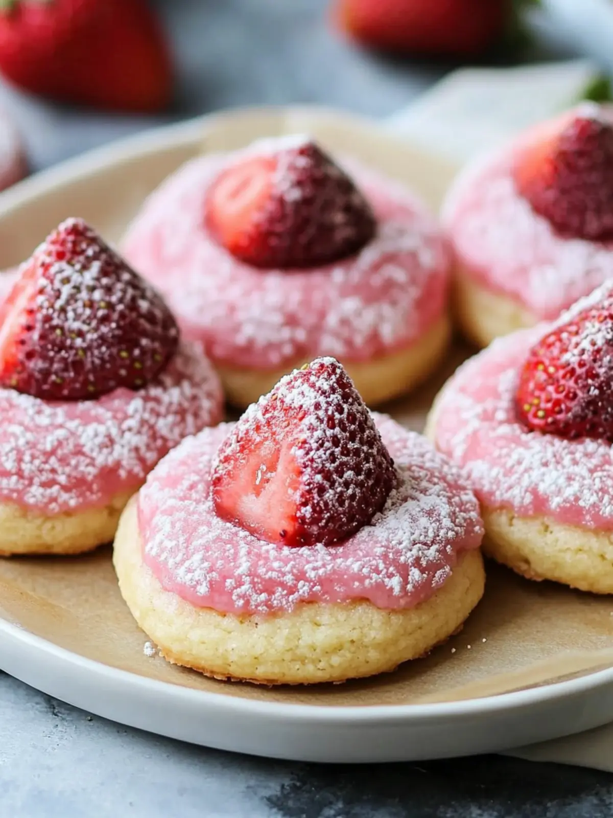 Delicious Strawberry Kiss Cookies for Your Sweetest Moments 2 Strawberry Kiss Cookies