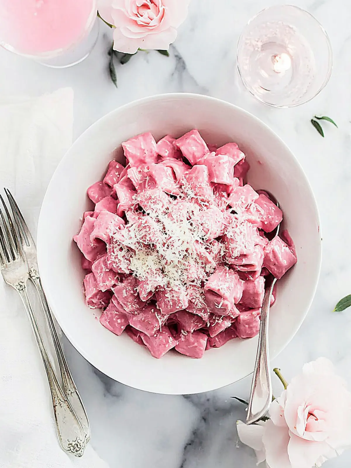 Whip Up Perfectly Pink Pasta for a Romantic Dinner Tonight 2 Perfectly Pink Pasta