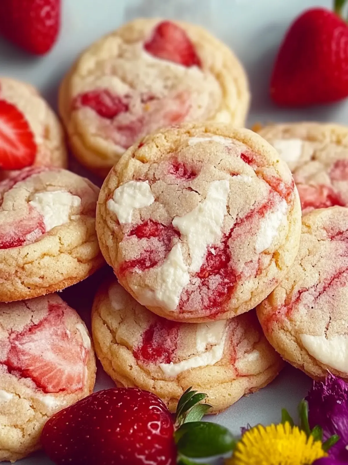 Heavenly Strawberry Cheesecake Cookies for Sweet Moments 4 Strawberry Cheesecake Cookies