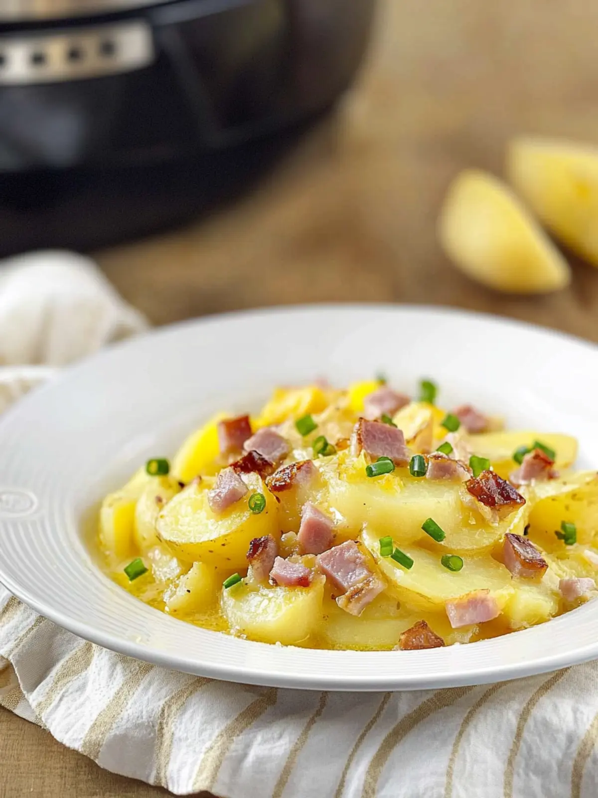 Crockpot Scalloped Potatoes and Ham: Effortless Comfort Food 4 Crockpot Scalloped Potatoes and Ham