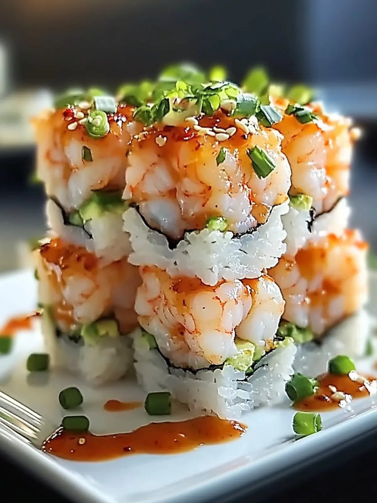Spicy Shrimp Sushi Stacks: Elevate Your Dinner Game Today 4 Spicy Shrimp Sushi Stacks