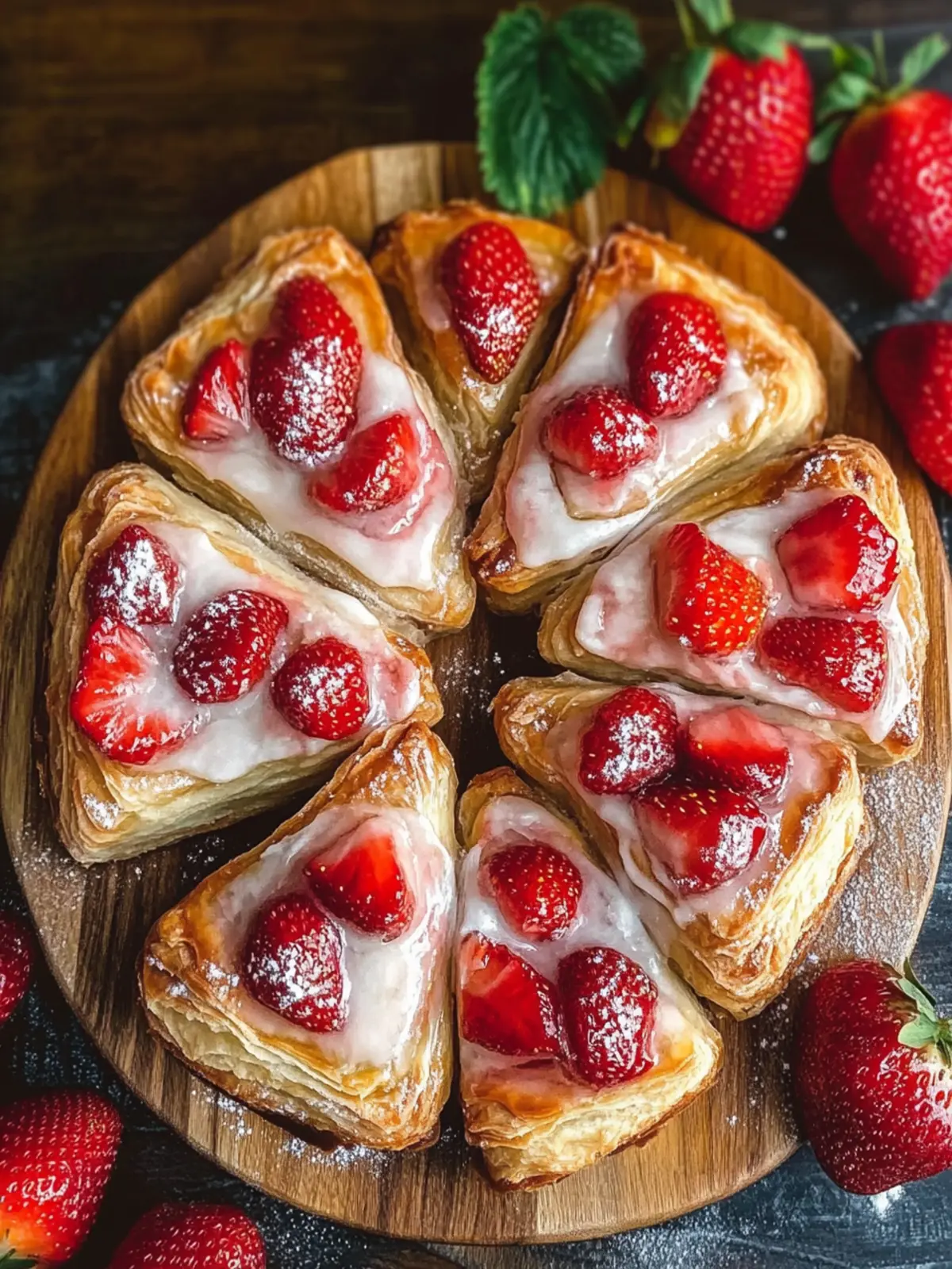 Irresistible Strawberry Danish with Creamy Filling Delight 5 Strawberry Danish