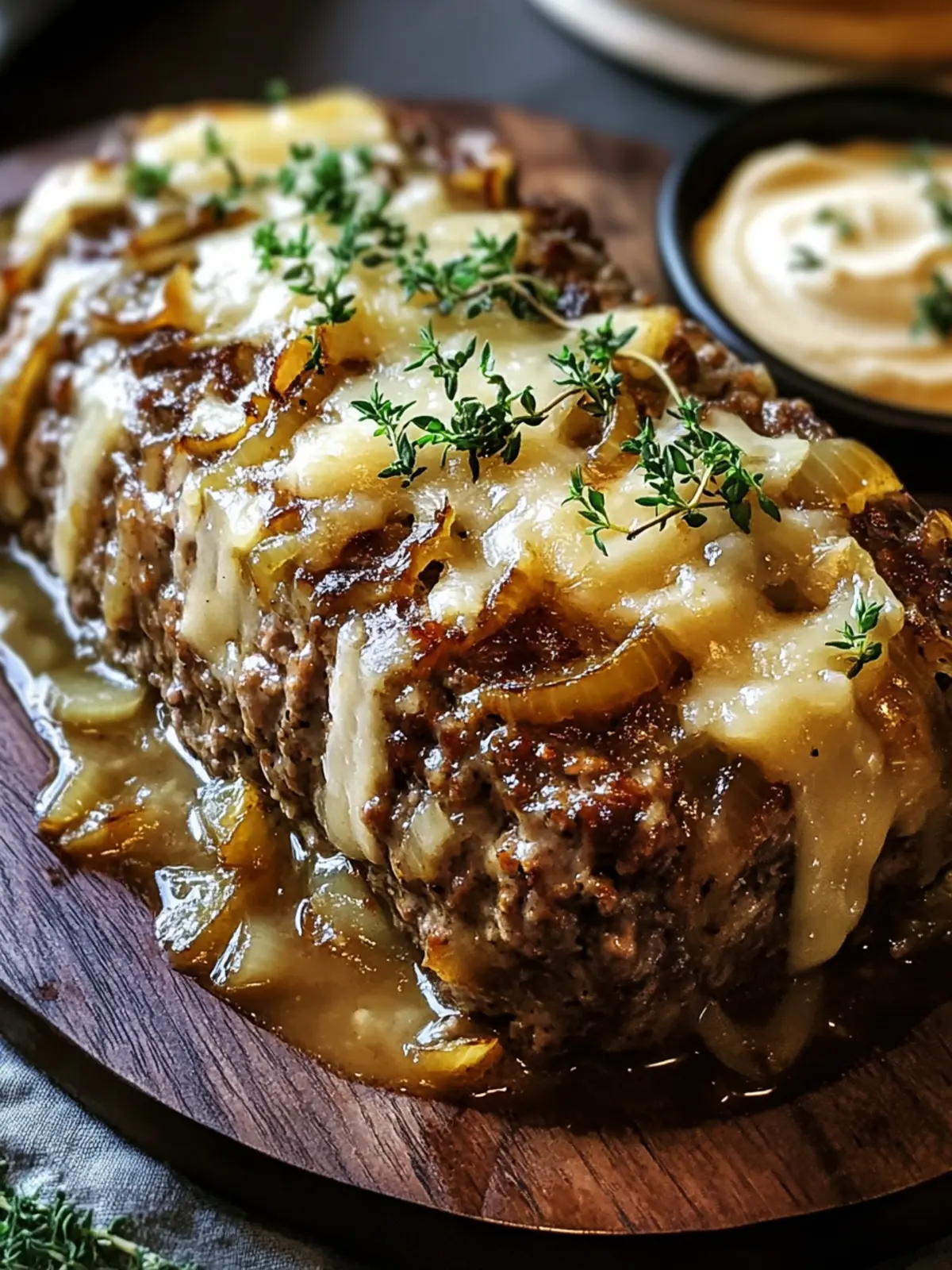 Savory French Onion Meatloaf You'll Crave Every Time 3 French Onion Meatloaf