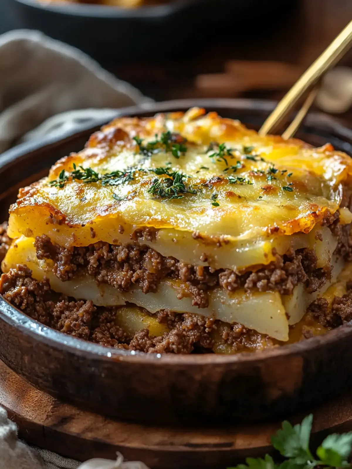 Delicious Ground Beef and Potato Layered Casserole Bliss 3 Ground Beef and Potato Layered Casserole
