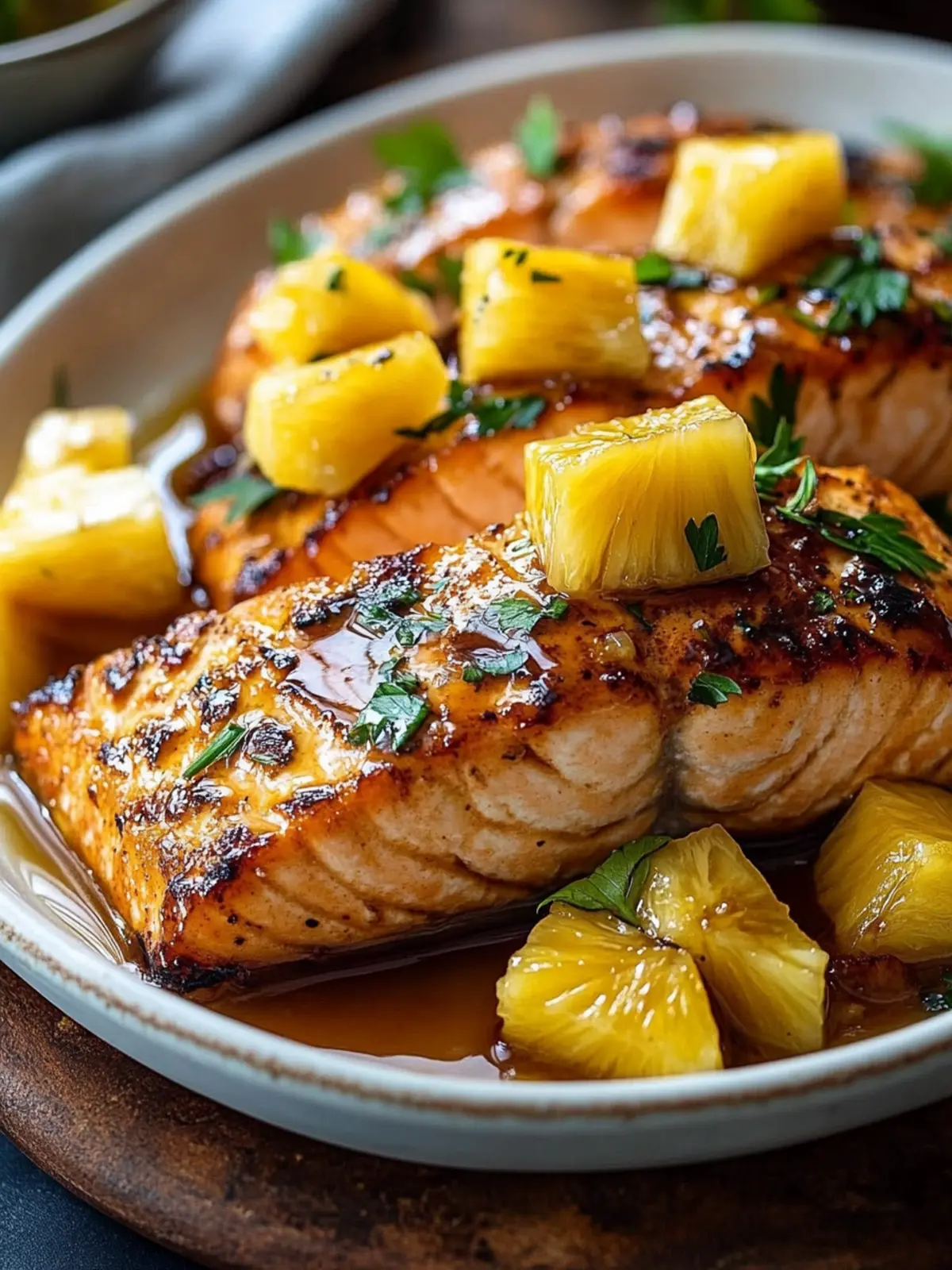Pineapple Glazed Salmon: Savor the Sweet and Savory Bliss 3 Pineapple Glazed Salmon