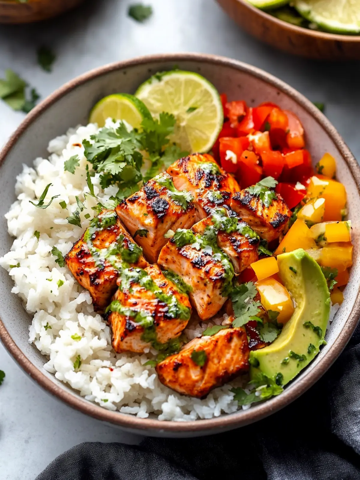 Chili Lime Salmon Bowls Bursting with Flavor and Freshness 4 Chili Lime Salmon Bowls