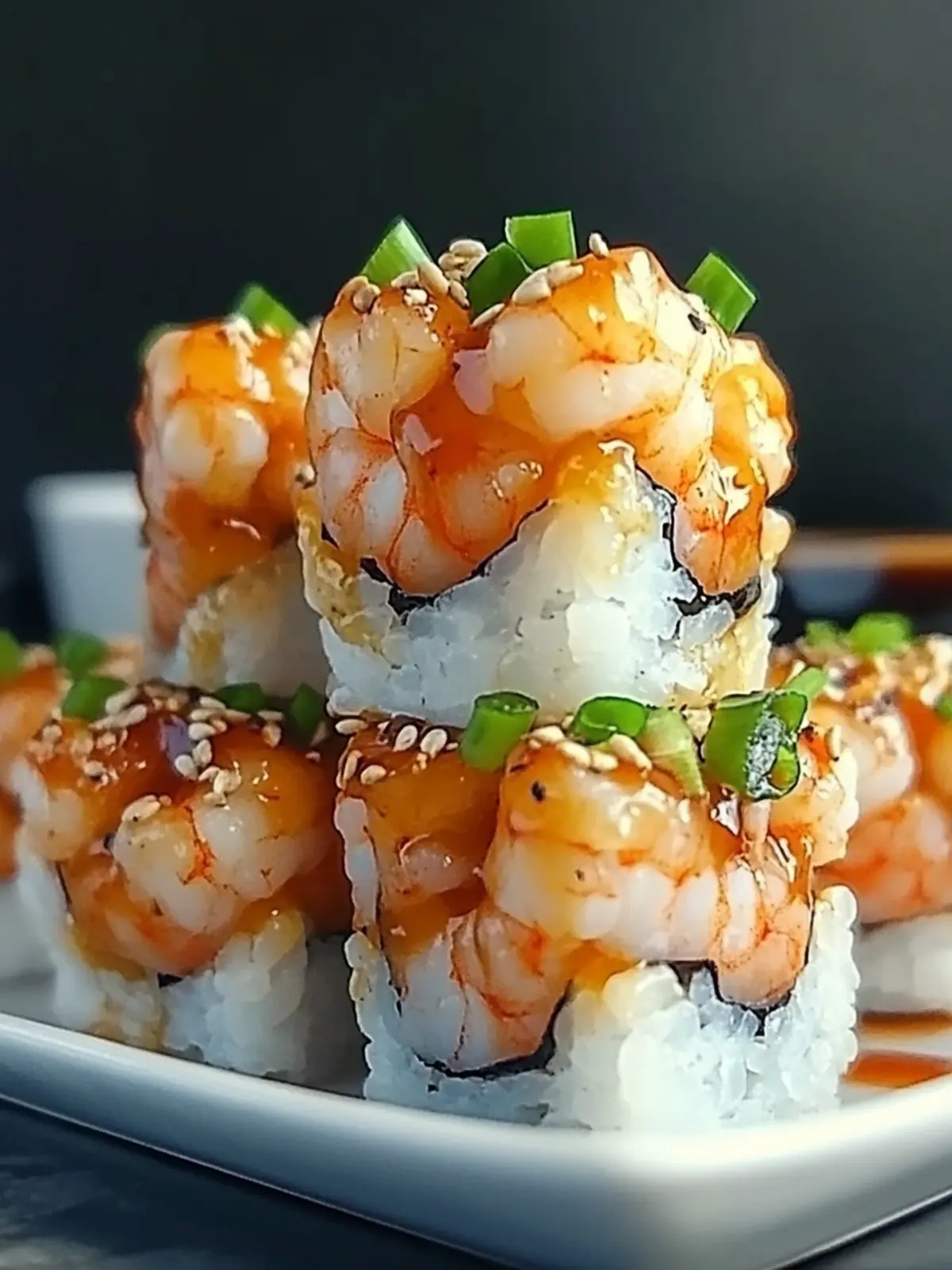 Spicy Shrimp Sushi Stacks: Elevate Your Dinner Game Today 2 Spicy Shrimp Sushi Stacks