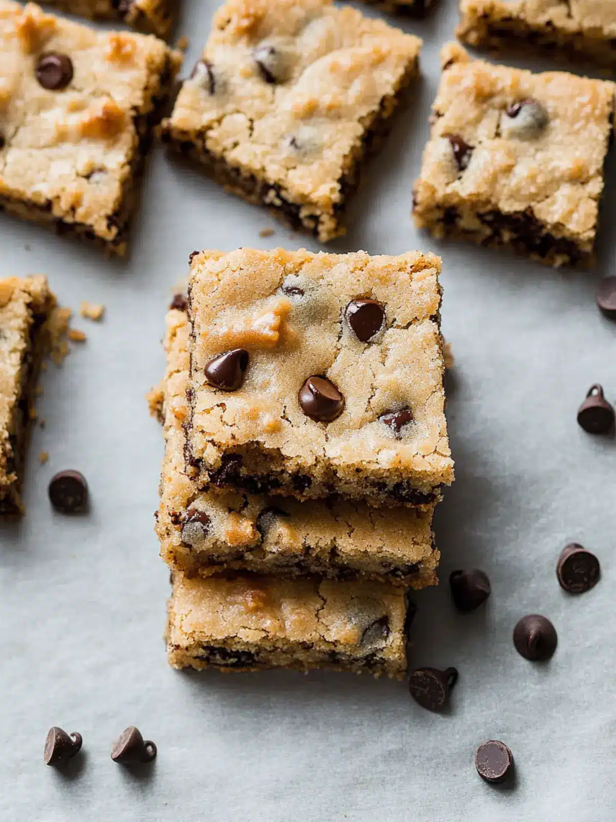 Decadent Chocolate Chip Cookie Bars for Ultimate Bliss 2 Chocolate Chip Cookie Bars