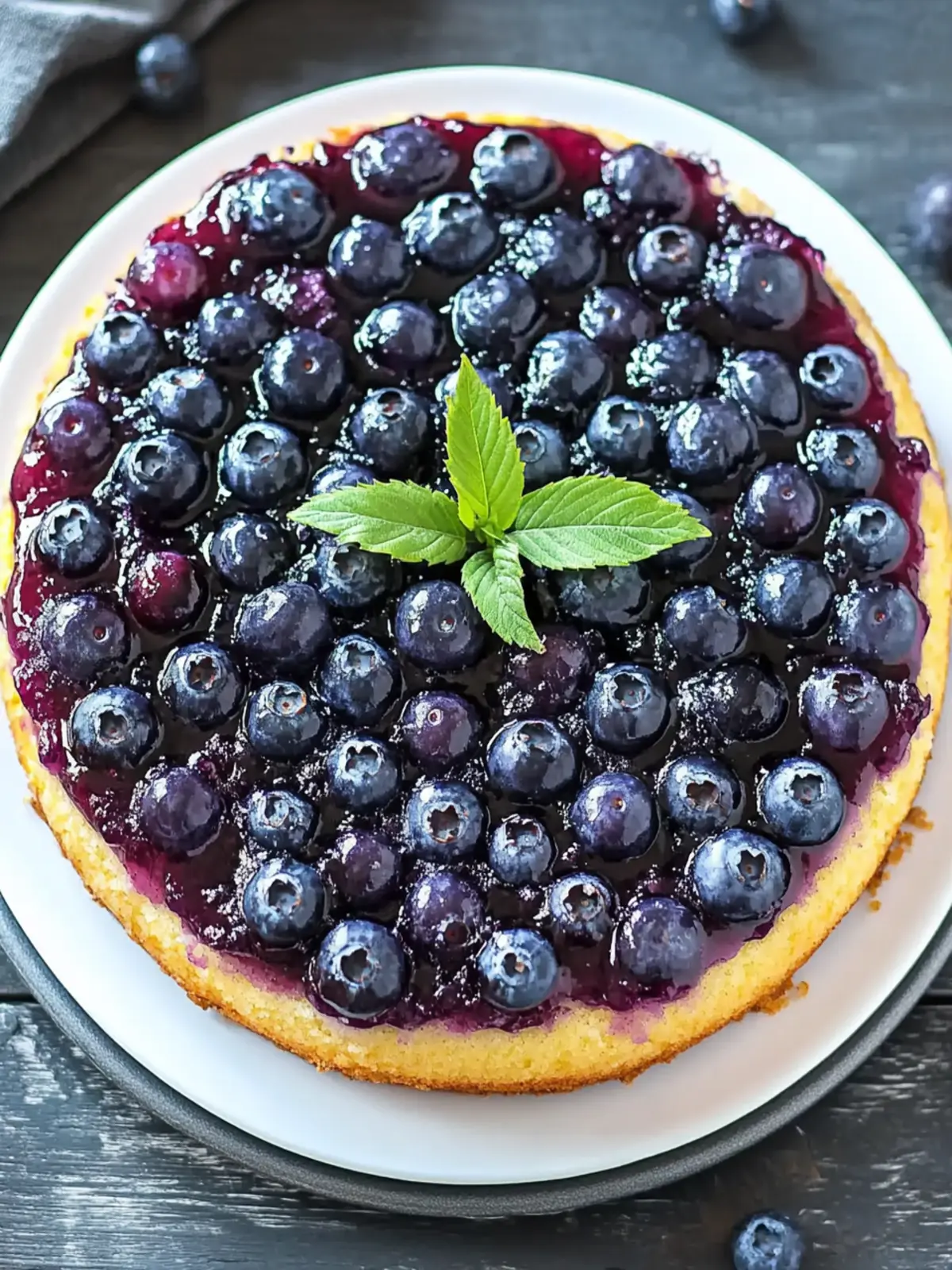 Irresistible Blueberry Upside Down Cake That's Easy to Make 2 Blueberry Upside Down Cake