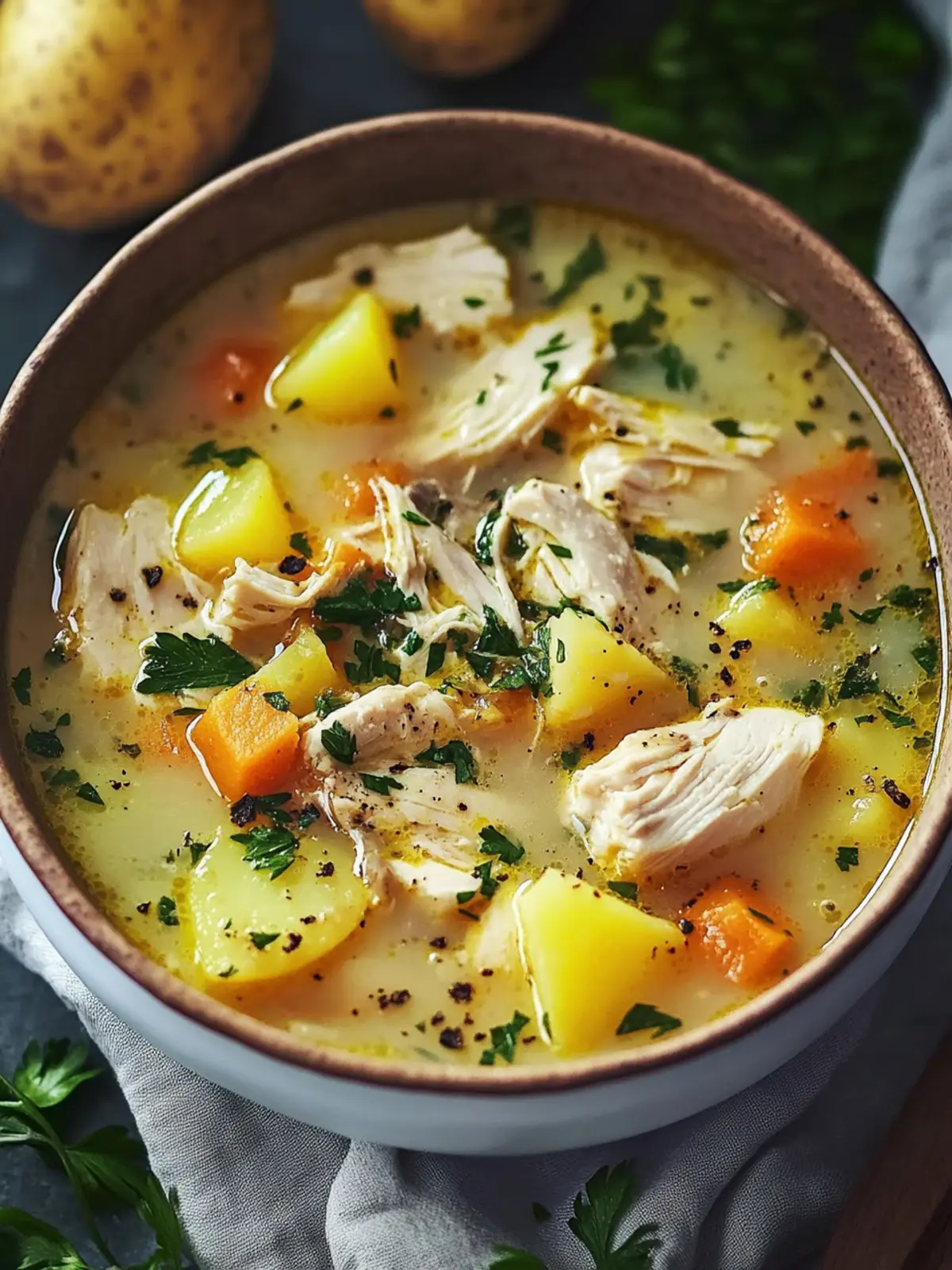 Cozy Chicken Soup with Potatoes: Your New Favorite Comfort Bowl 5 Chicken Soup with Potatoes