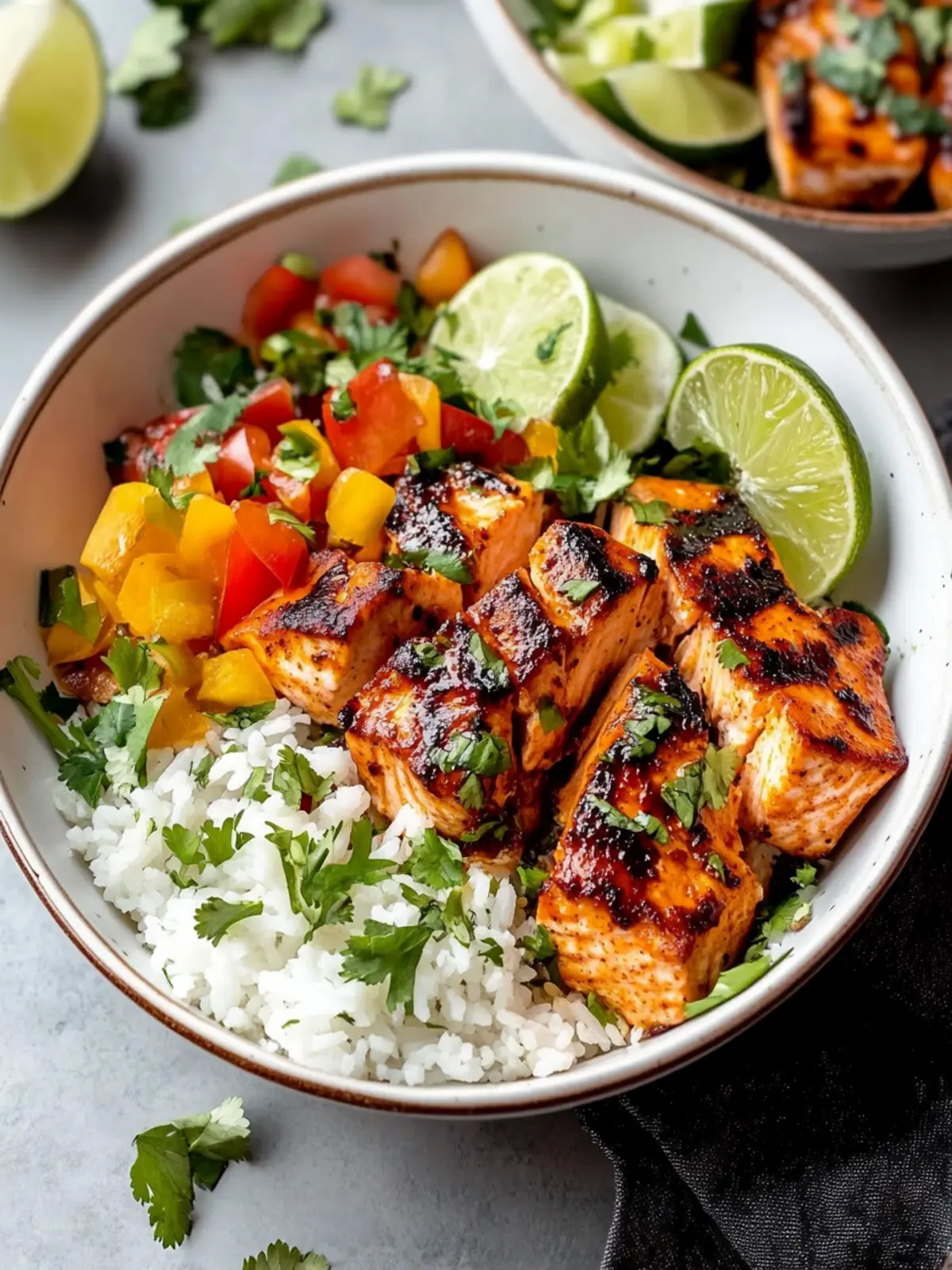 Chili Lime Salmon Bowls Bursting with Flavor and Freshness 2 Chili Lime Salmon Bowls