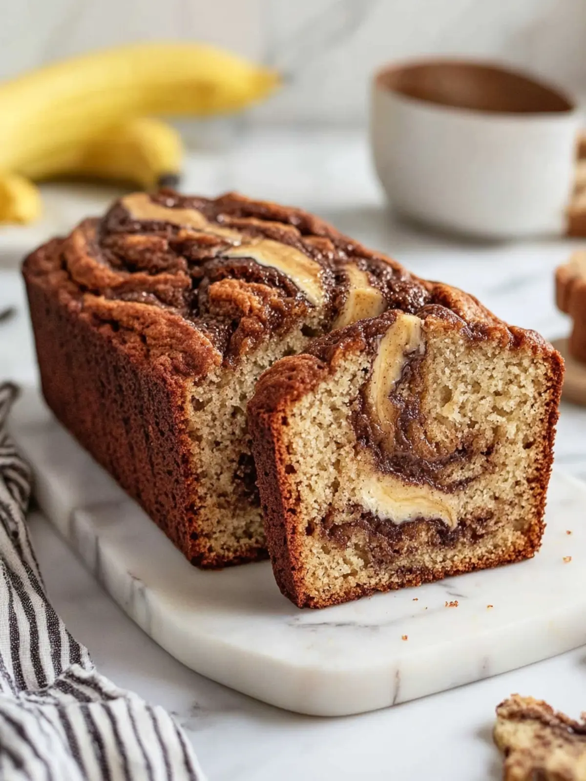 Cinnamon Swirled Banana Bread for Cozy Mornings at Home 4 Cinnamon Swirled Banana Bread