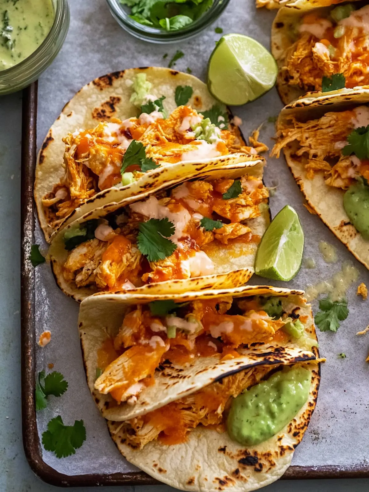 Irresistible Buffalo Chicken Tacos for Quick Weeknight Dinners 3 Buffalo Chicken Tacos