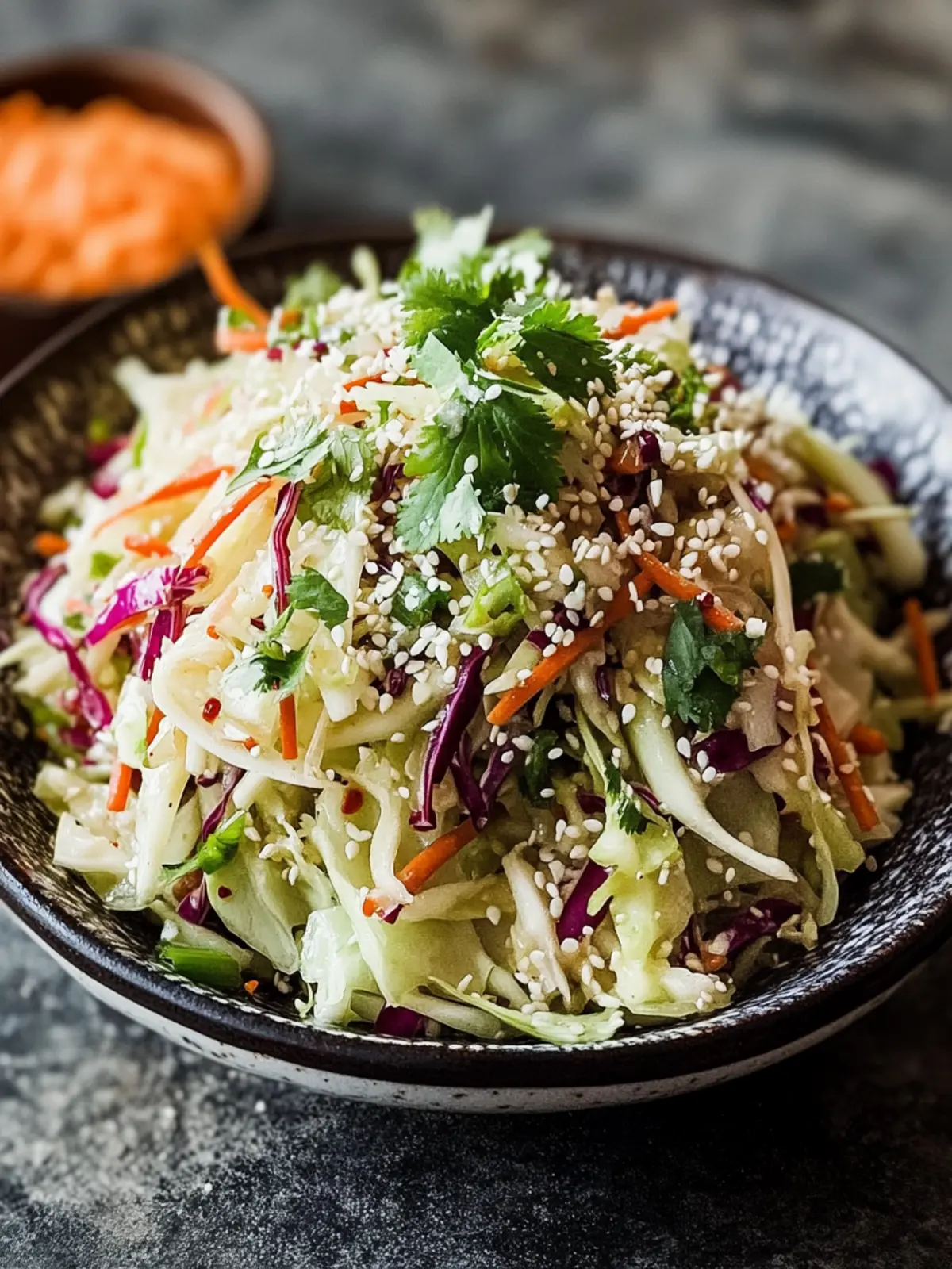 Irresistible Crunchy Asian Cabbage Slaw with Sesame Magic 2 Crunchy Asian Cabbage Slaw