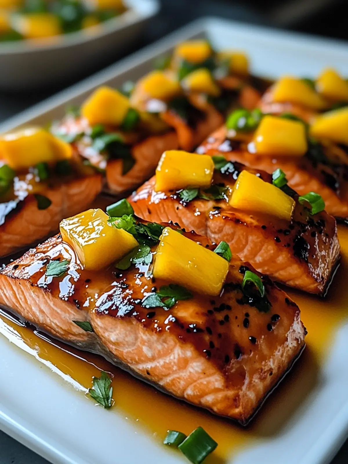 Mango Teriyaki Salmon: Your Quick & Healthy Dinner Fix 4 Mango Teriyaki Salmon