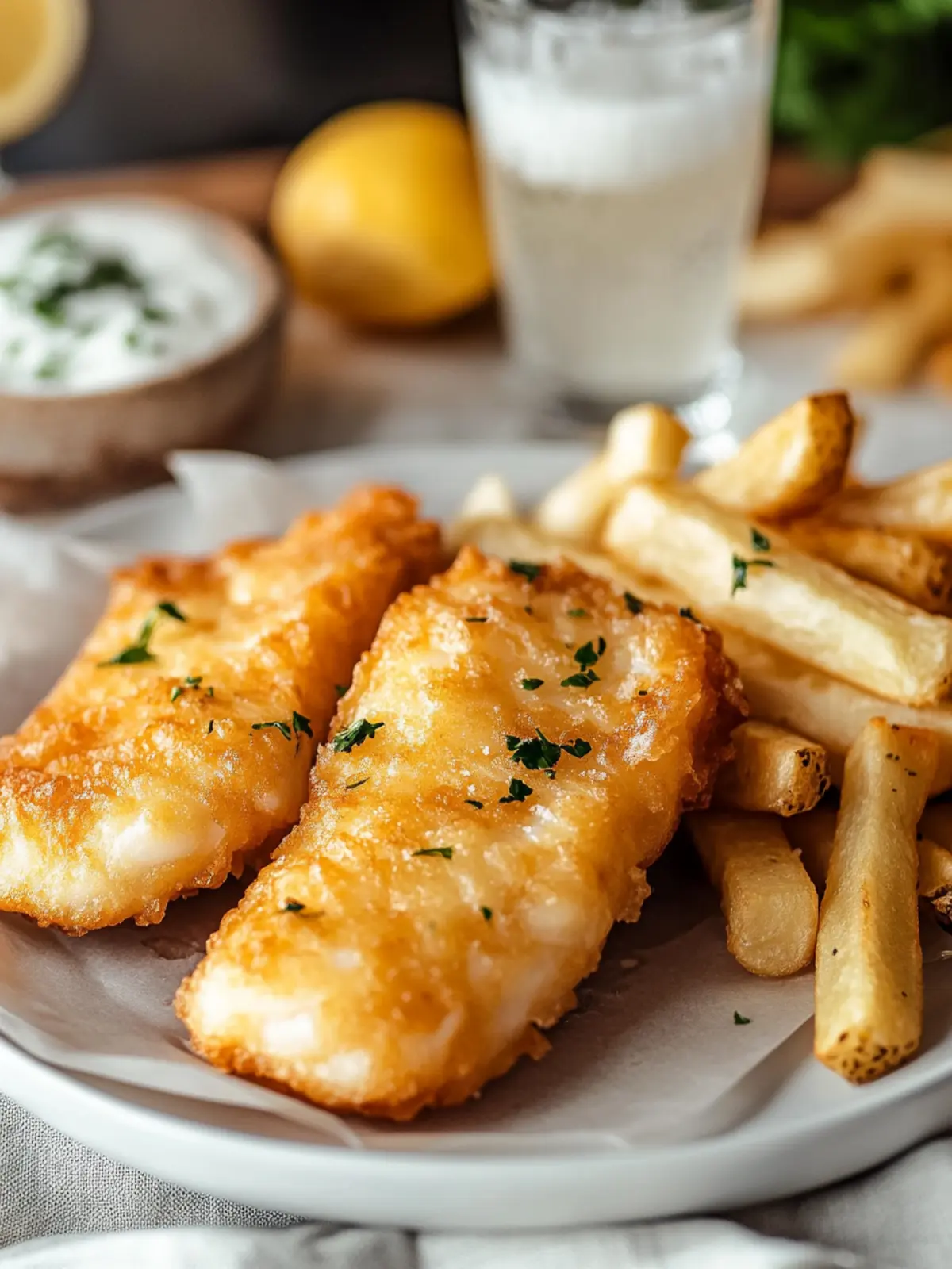 Crispy Fish and Chips Recipe for the Perfect Comfort Meal 4 Fish and Chips