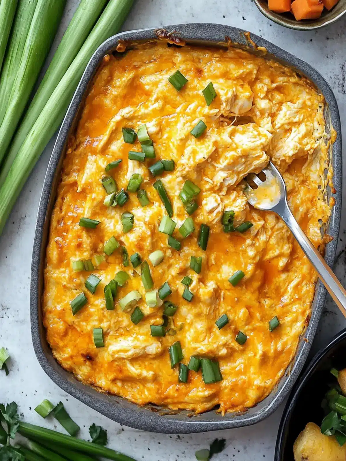Oven Buffalo Chicken Dip: Ultimate Cheesy Comfort for Gatherings 2 Oven Buffalo Chicken Dip