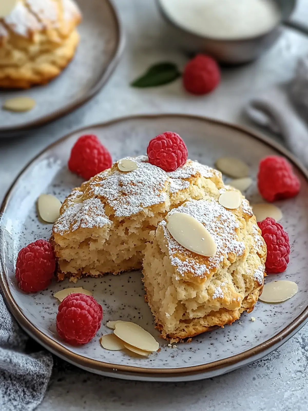 10-Minute Almond Flour Scones: Fluffy, Gluten-Free Bliss 2 Almond Flour Scones