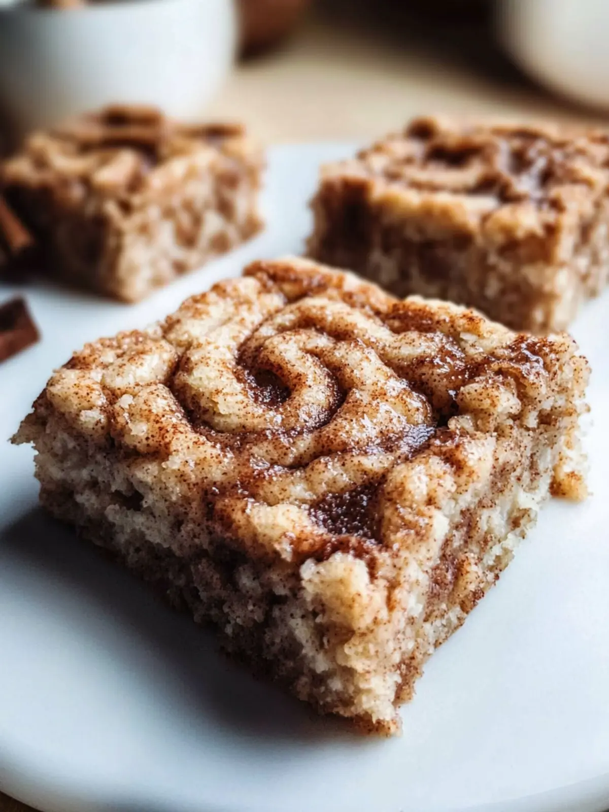 Cinnamon Roll Baked Oatmeal Squares for Warm, Cozy Mornings 2 Cinnamon Roll Baked Oatmeal Squares